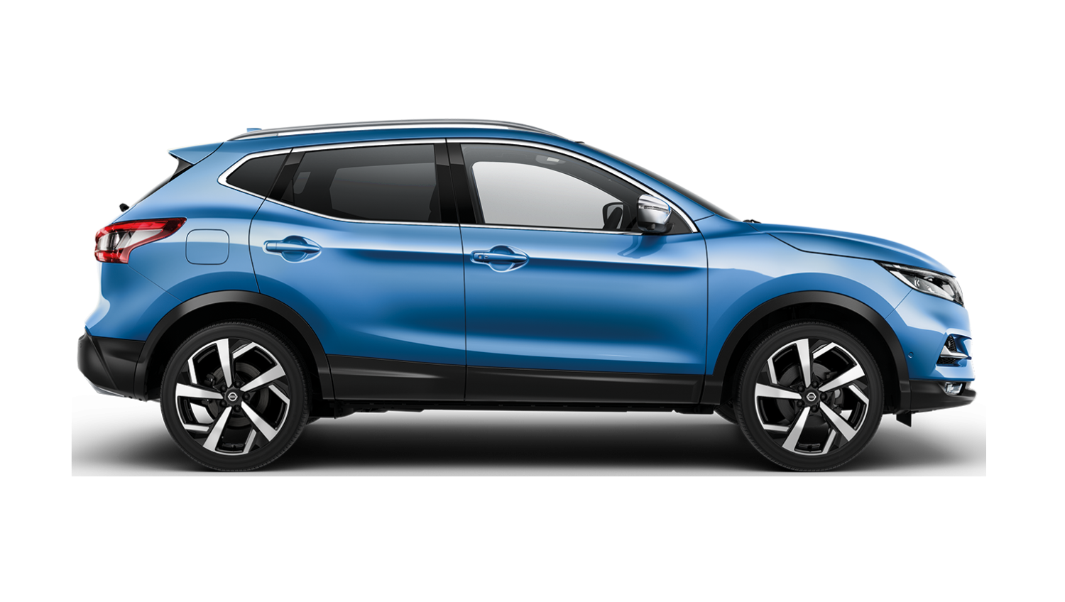 Car in
                    white with company logo on it